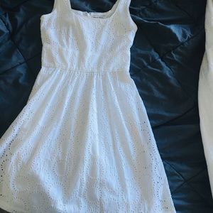 Original Banana Republic boutique white eyelet dress